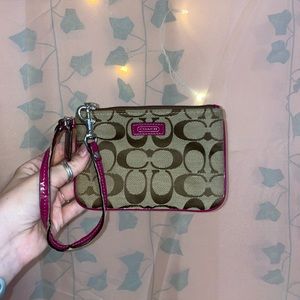 Coach wristlet